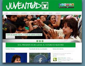 SJuventudes de la Unidad Nacional de la Esperanza UNE